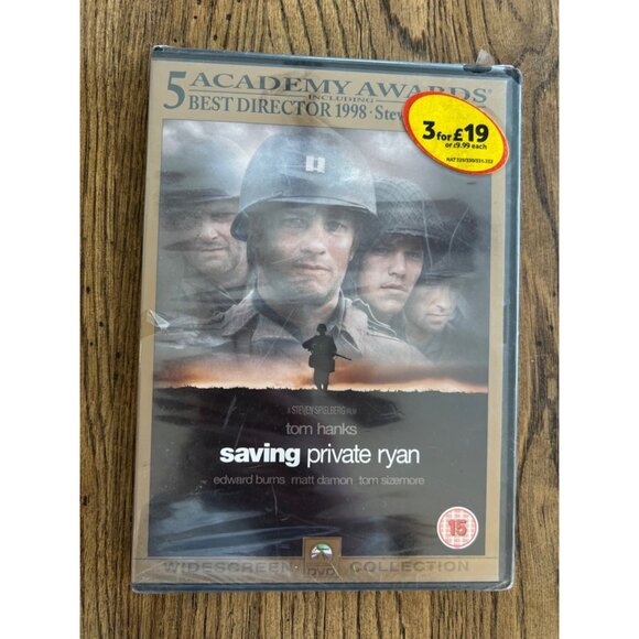 Saving Private Ryan DVD Widescreen Special Edition Tom Hanks Matt Damon NEW - Picture 1 of 4